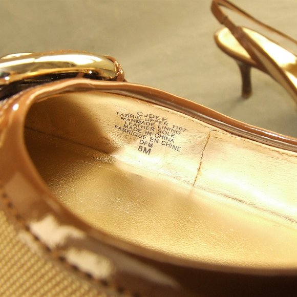 Circa Joan & David Women Open Back Shoes 8M Leather Sole - Picture 8 of 9